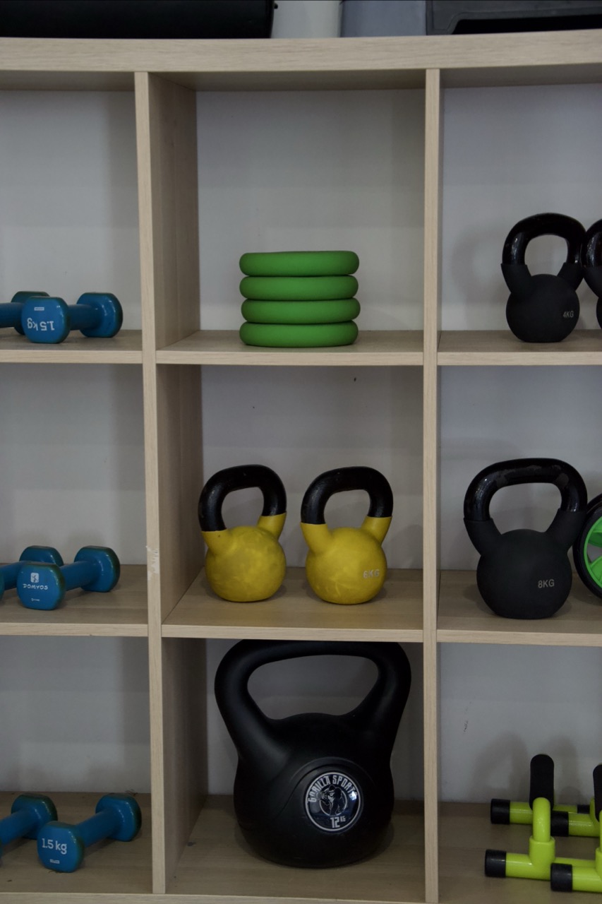 Dettaglio attrezzature palestra